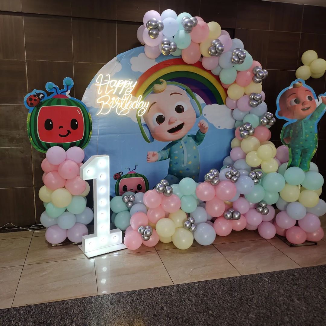 CoComelon Rainbow 1st Birthday