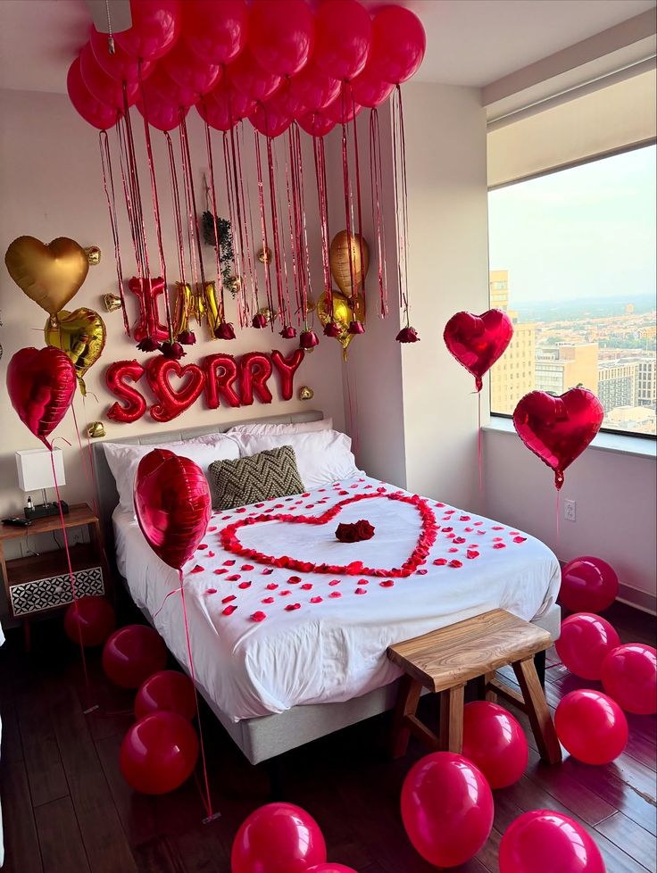 'I'M SORRY' Red & Gold Apology Room