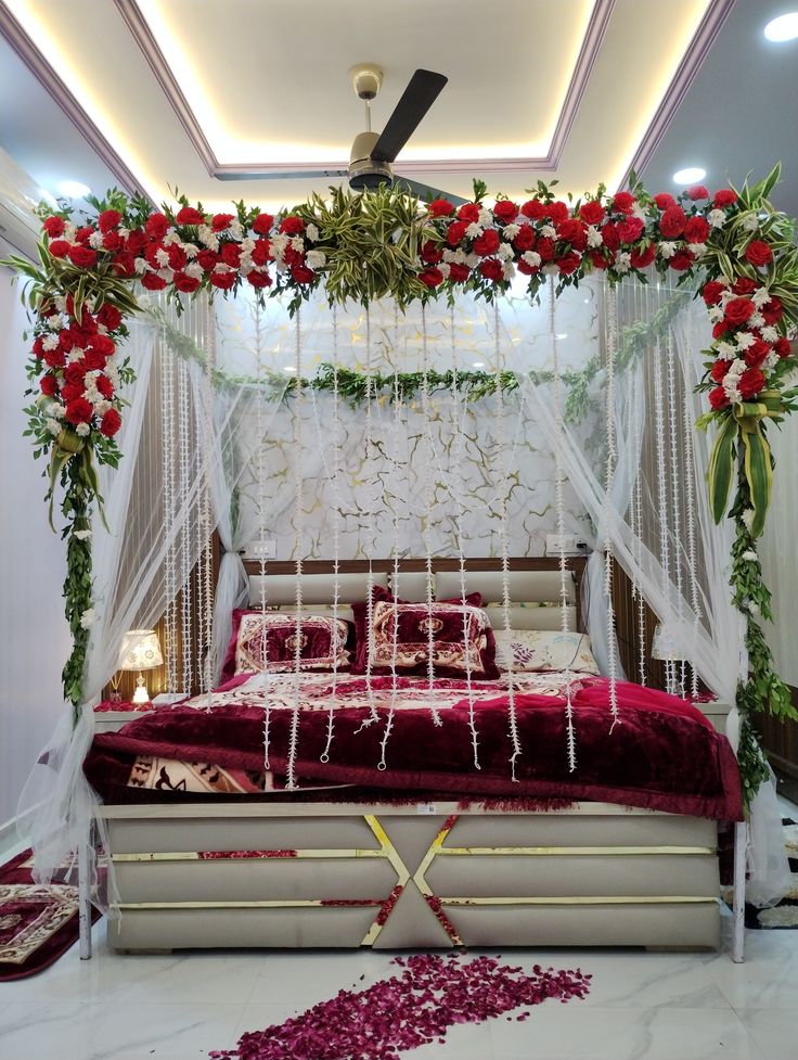 Red Rose Mandap First Night Room