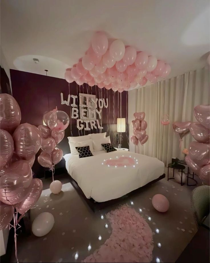 'Will You Be My Girl' Blush Luxury Room