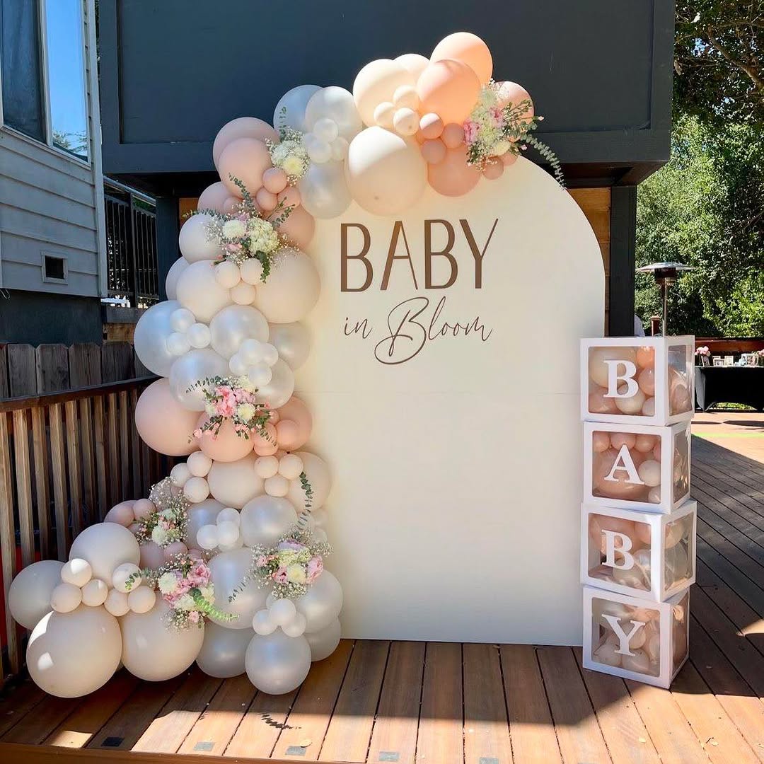Baby in Bloom Nude Arch Outdoor