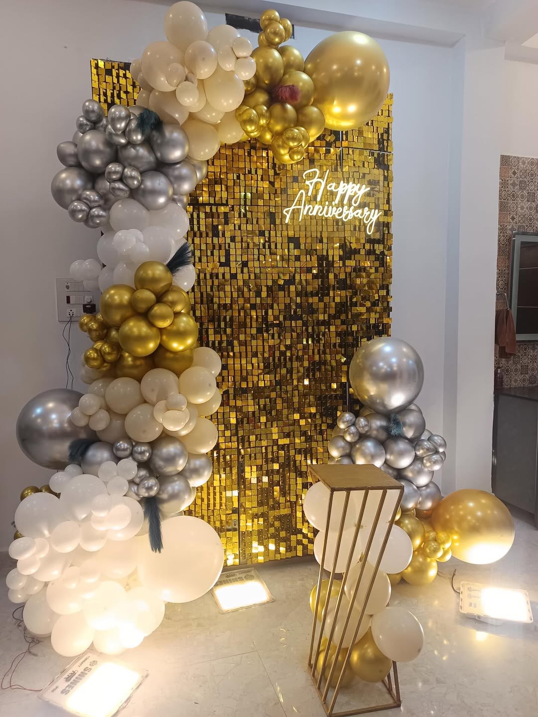 Personalised 30th 'Together Forever' Arch