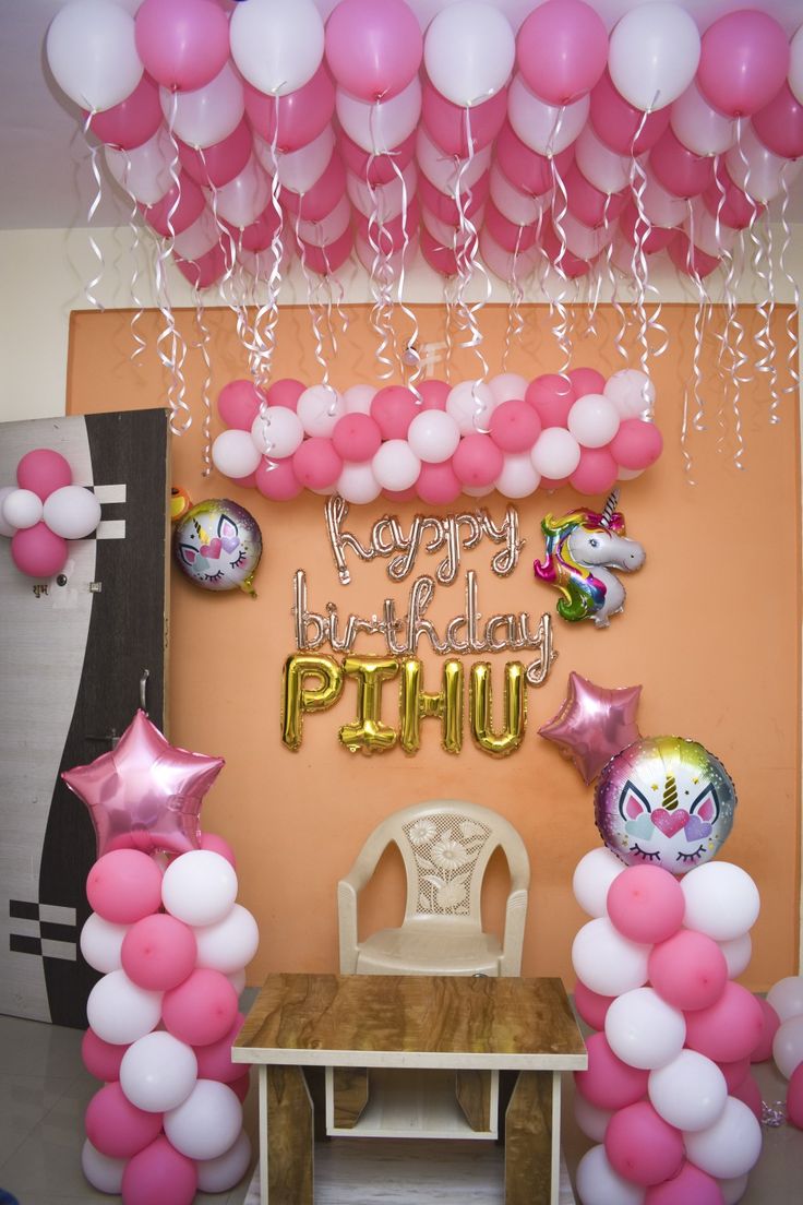 Unicorn Theme Birthday for Pihu
