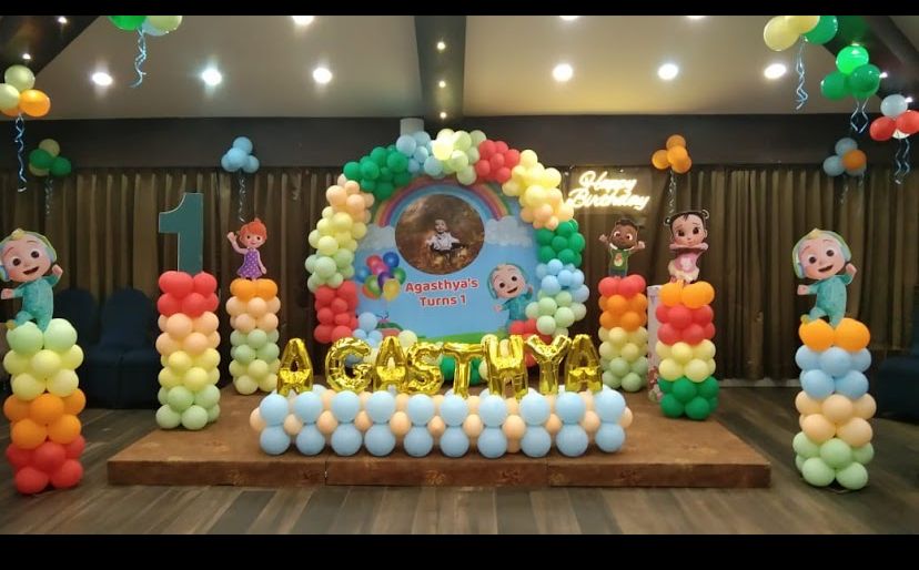 Agasthya Cocomelon Rainbow Stage 1st Decor