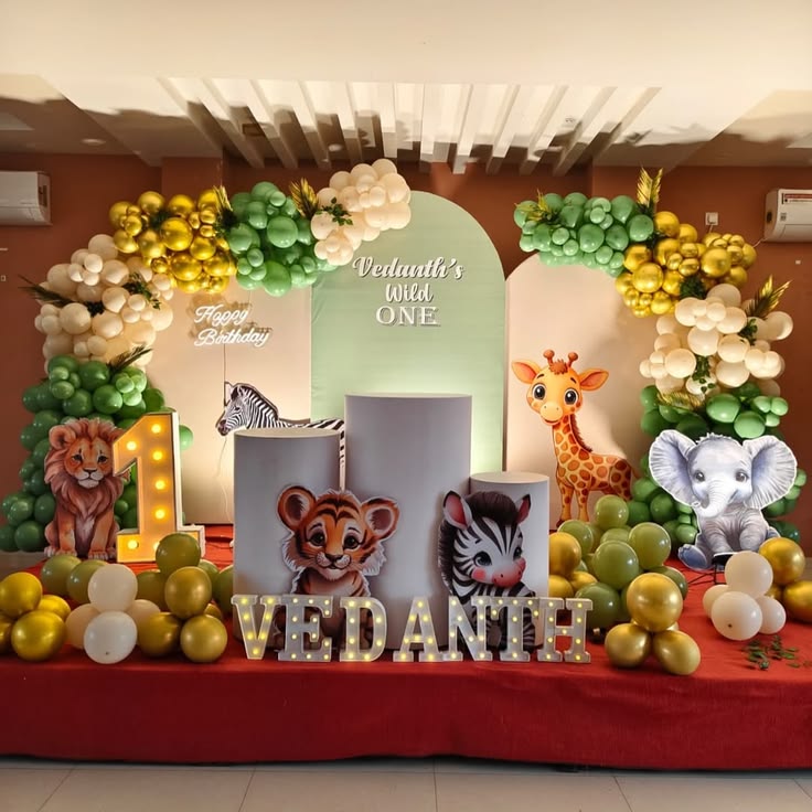 Vedanth's Wild One Jungle Safari Grand Setup