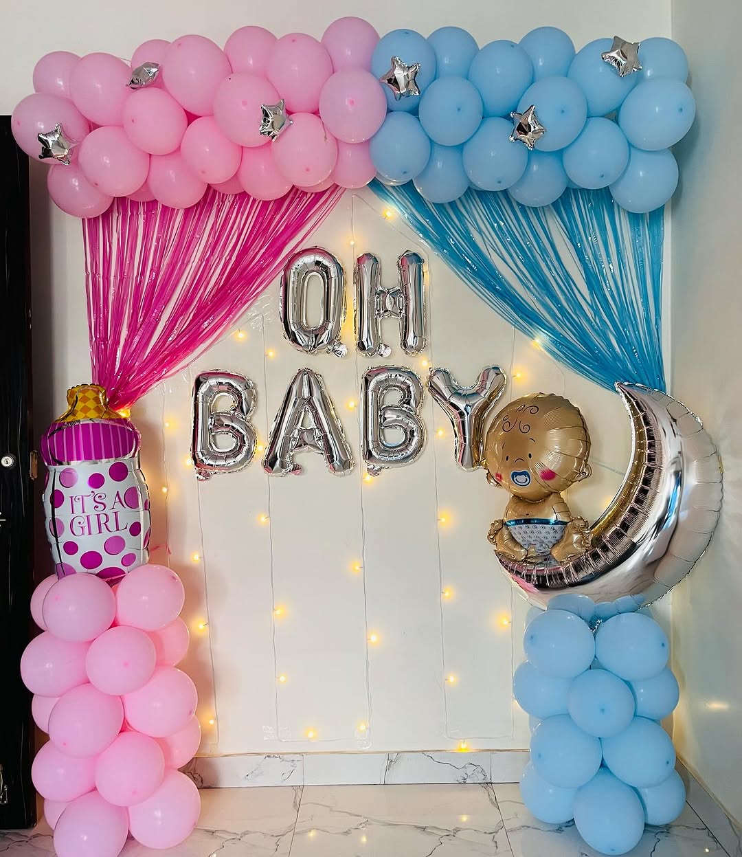 Oh Baby Foil & Tassel Baby Shower