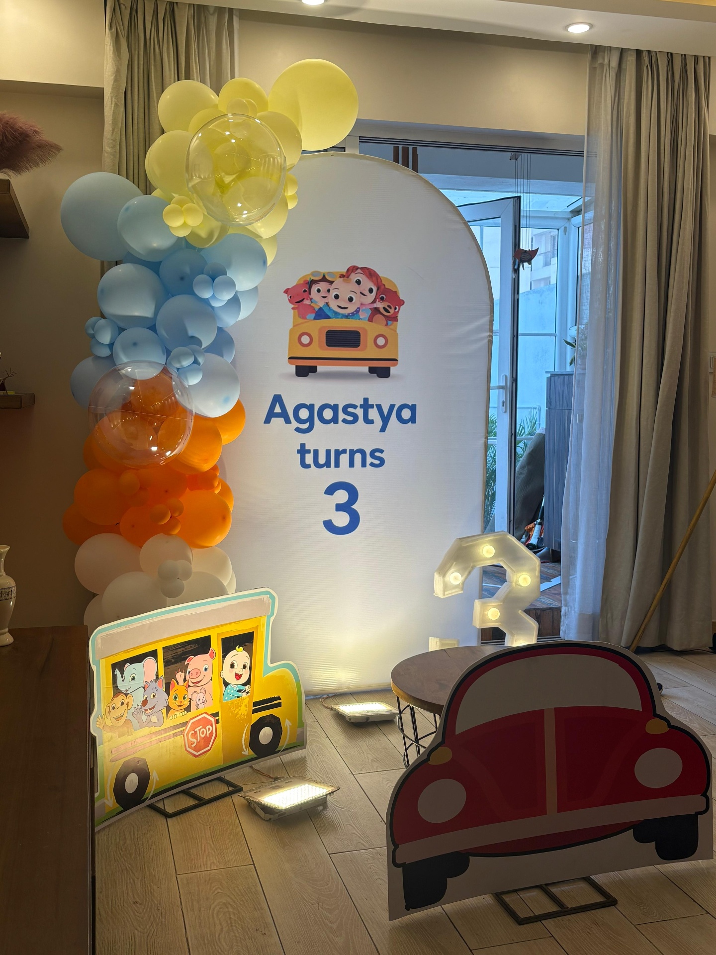CoComelon Bus 3rd Birthday — Agastya