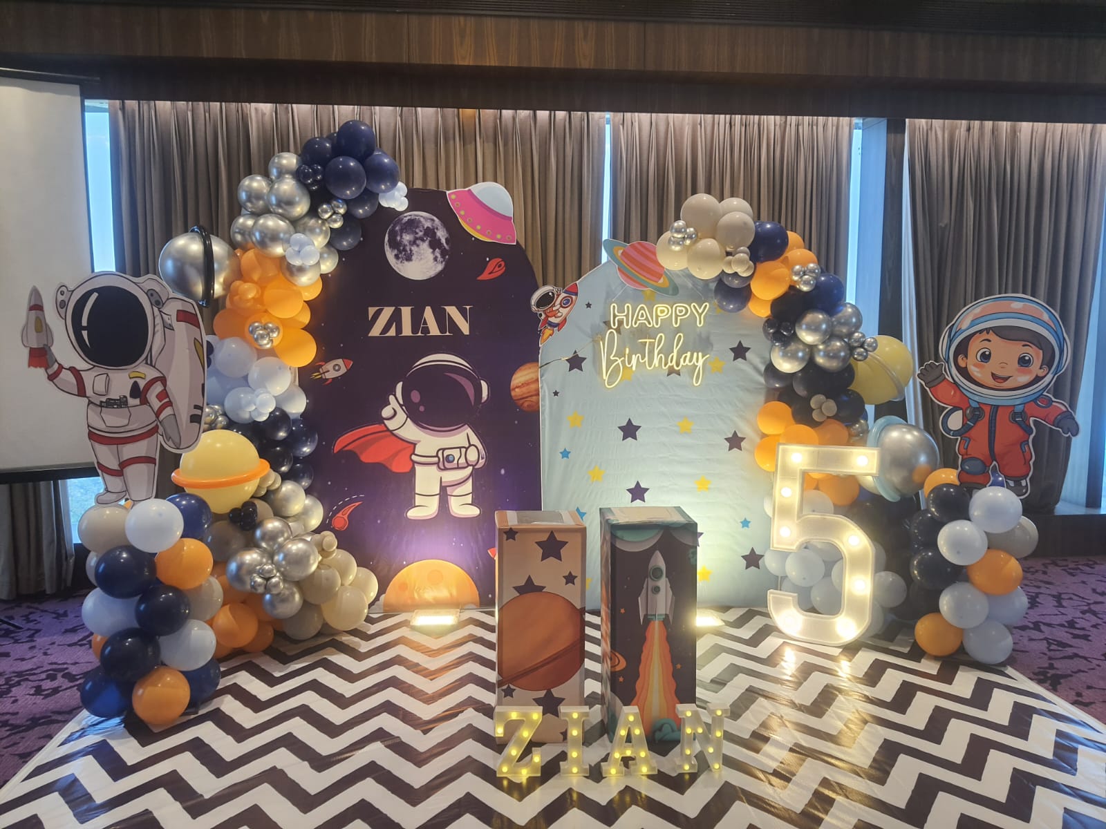 Astronaut & Space Theme 5th Birthday