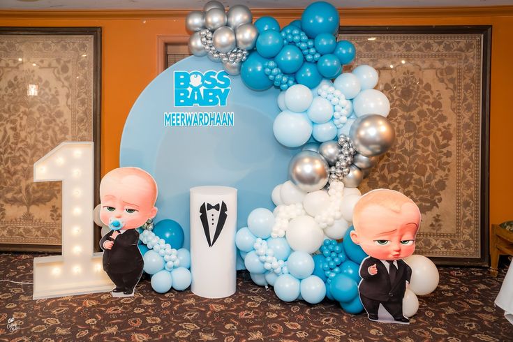 Meerwardhaan Boss Baby Blue Chrome Arch