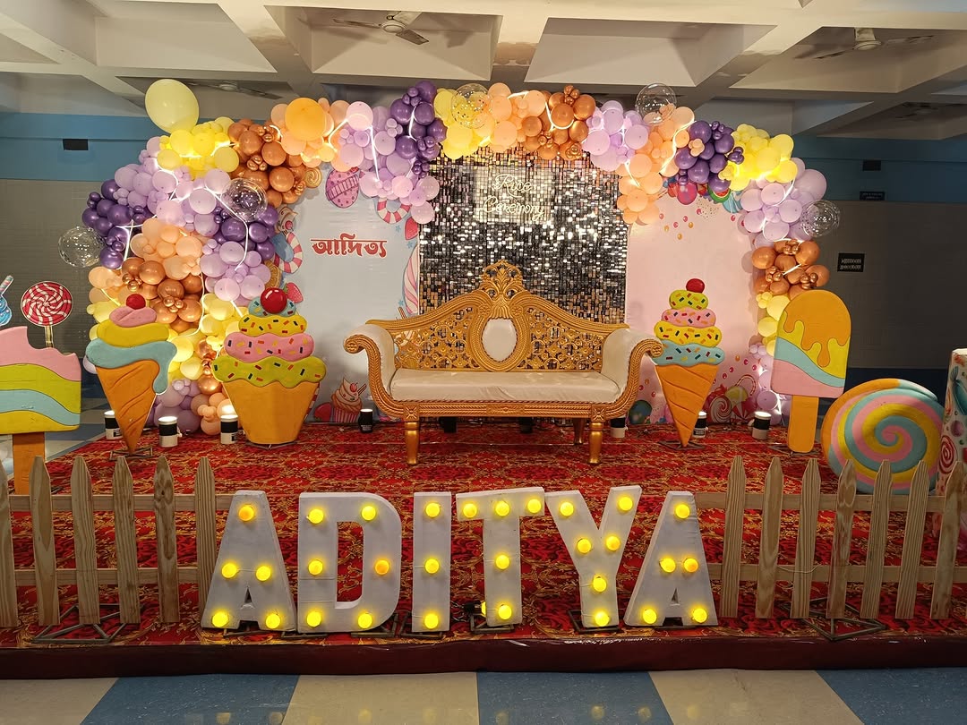 'ADITYA' Candyland Rice Ceremony Grand Stage