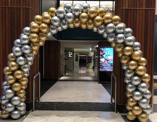 Gold & Silver Chrome Luxe Gate