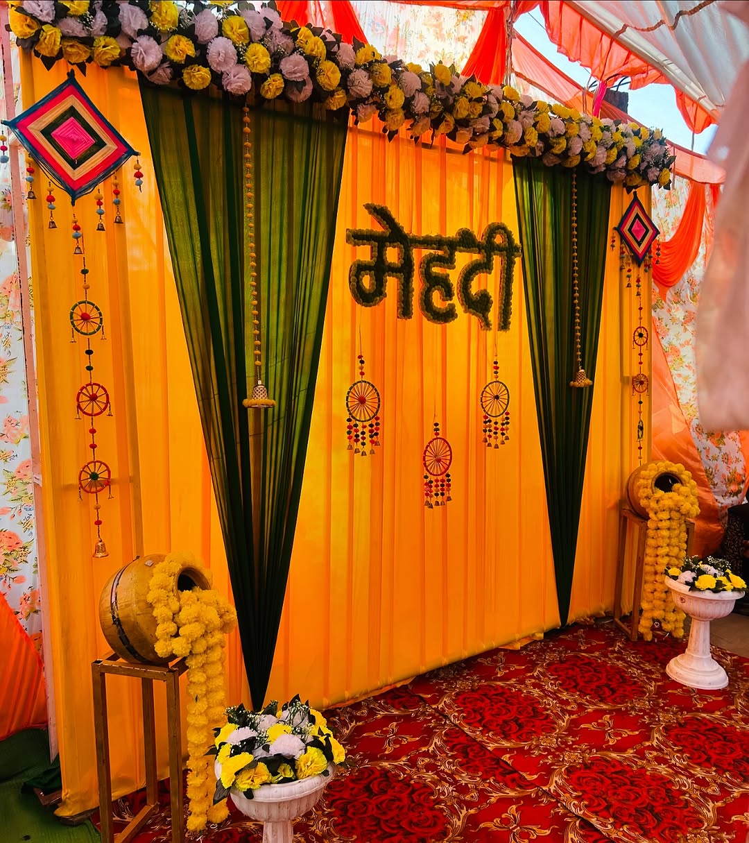 Matka & Tassel Mehendi Tent