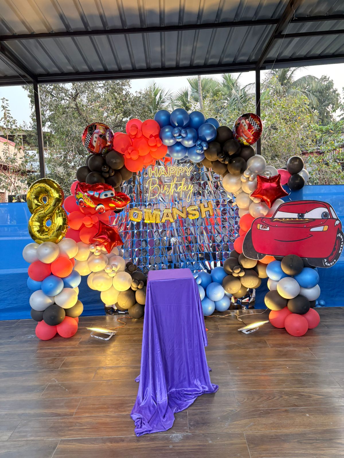 Omansh Cars Lightning McQueen 8th Arch
