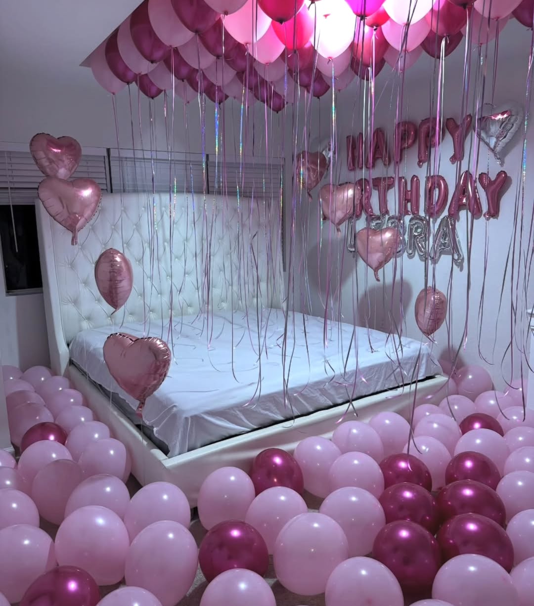 Pink Balloon Pit & Rose Gold Heart Room