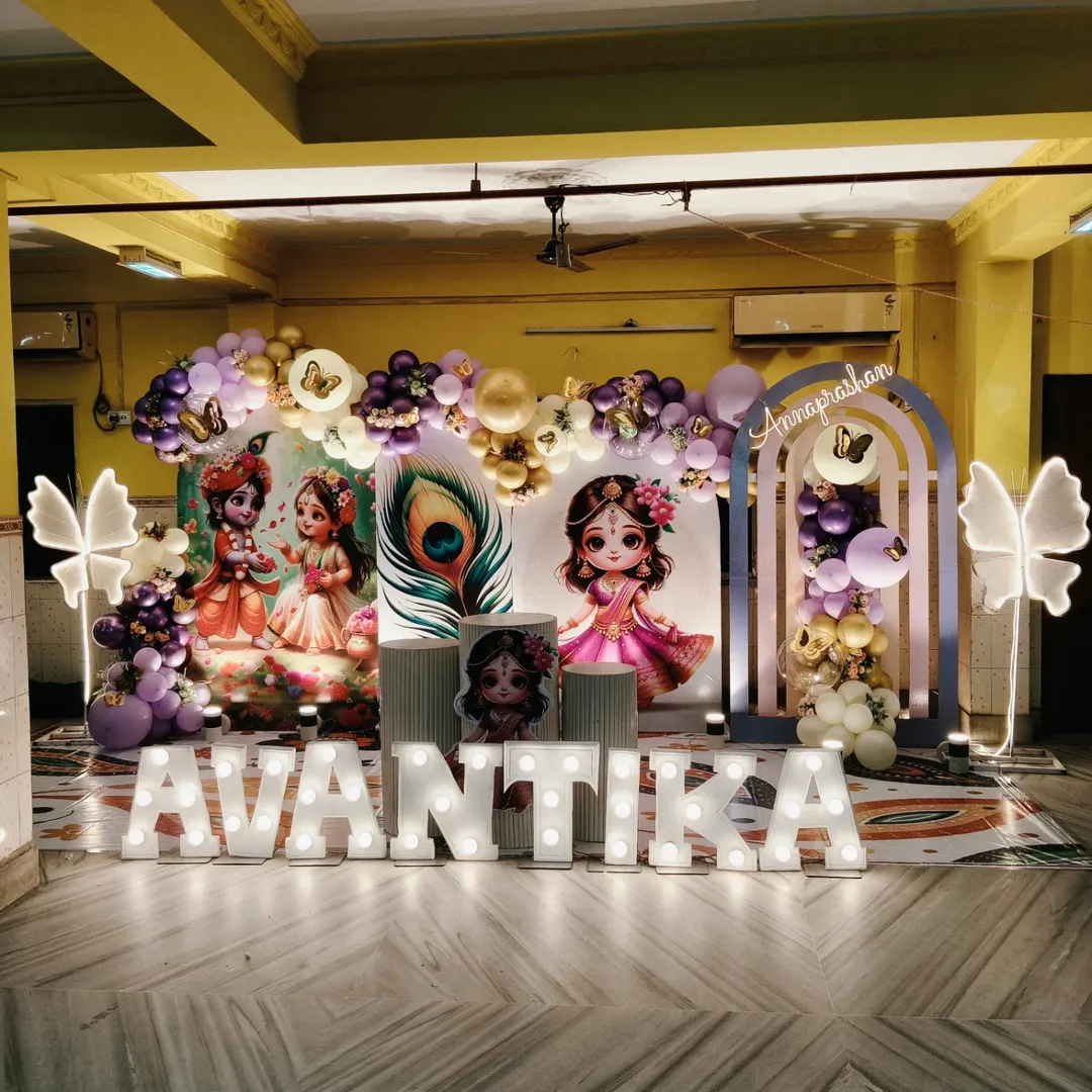 Avantika Radha-Krishna Annaprashan Grand Stage