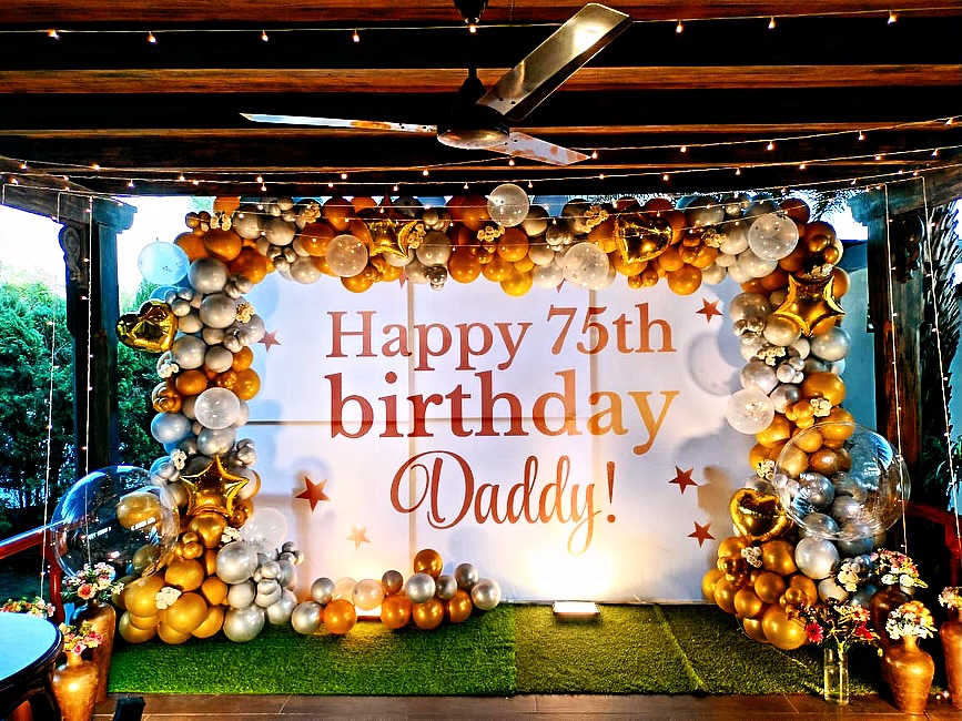 75th Birthday Outdoor Celebration