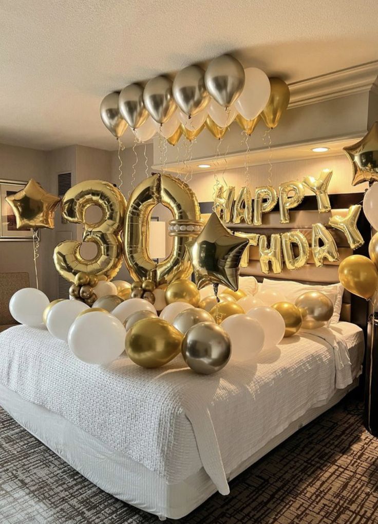 Gold & Silver Milestone Birthday Suite