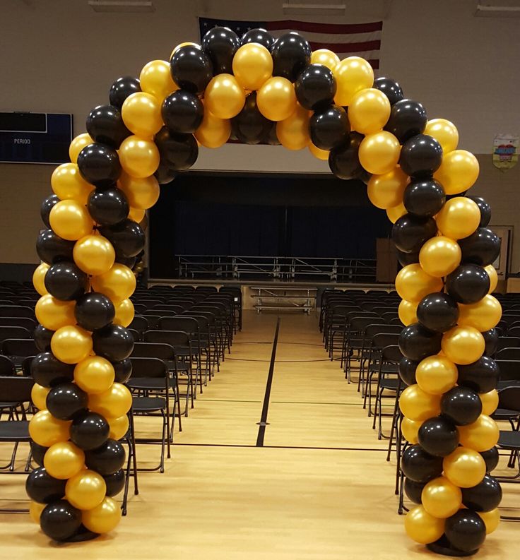 Black & Yellow Grand Hall Arch