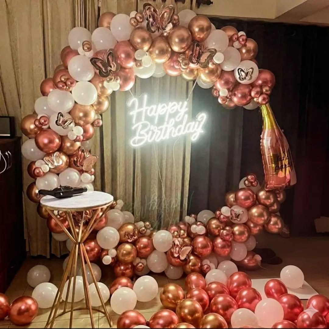 Rose Gold Butterfly Ring Backdrop