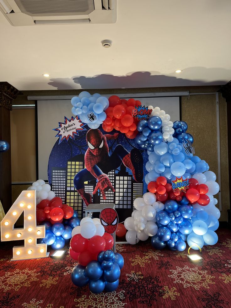 Ayden's 4th Spider-Man Banquet Arch
