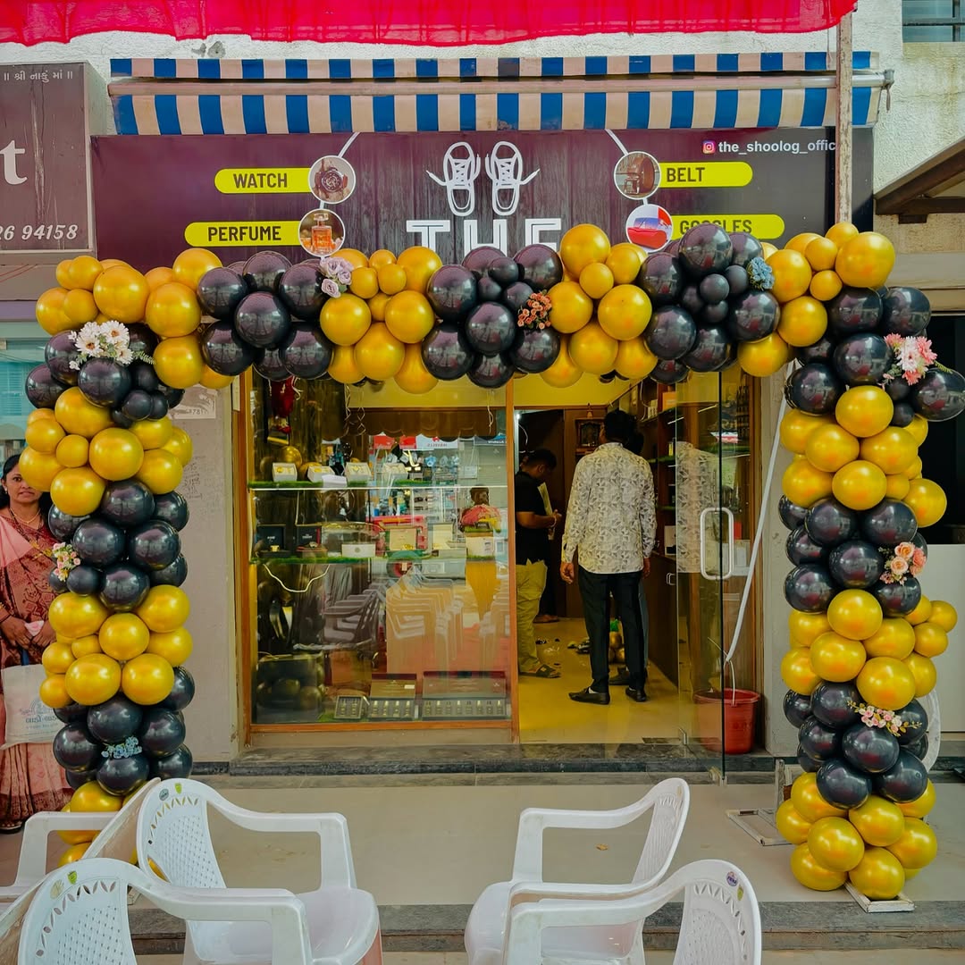 Yellow & Black Chrome Shopfront Gate