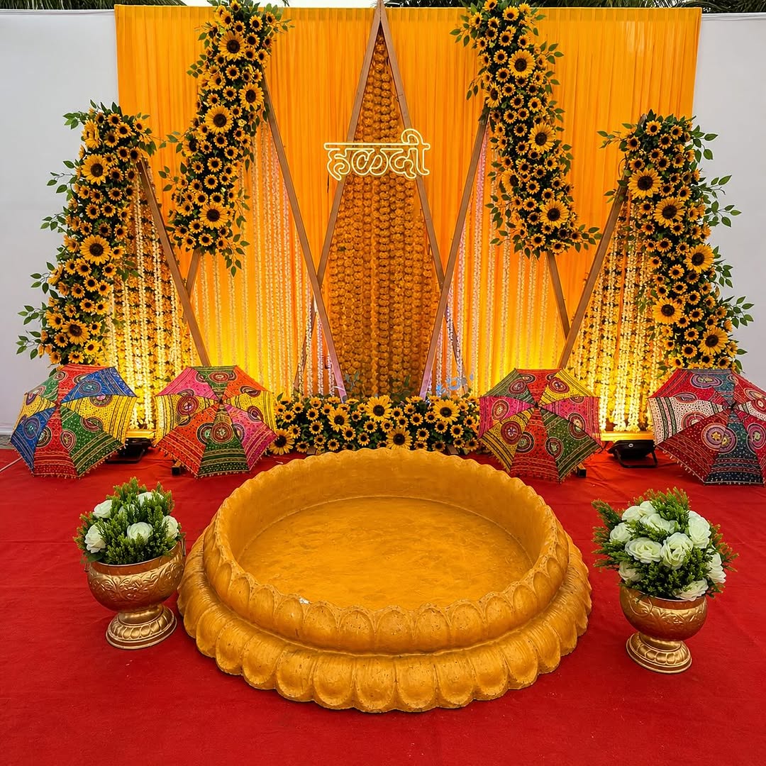 Royal Courtyard Haldi Mandap